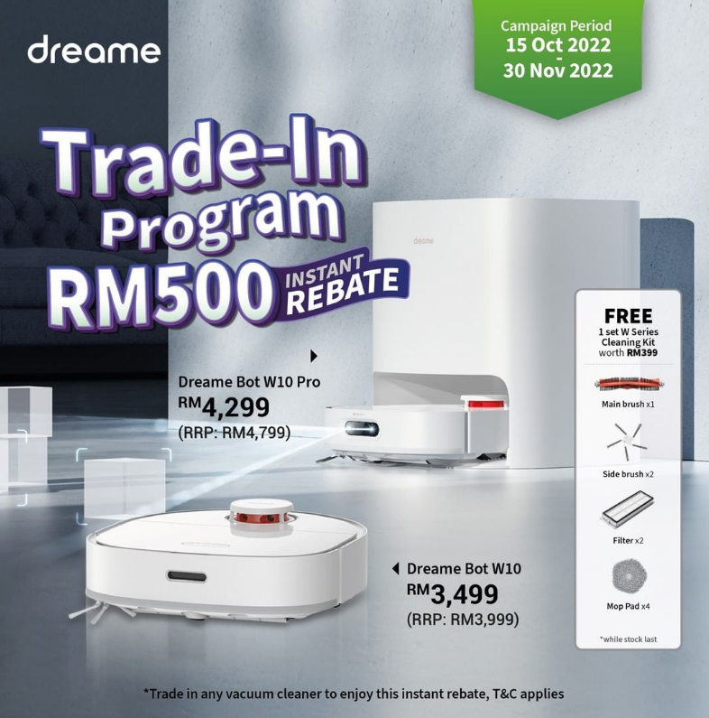 Dreame Vacuum & Mop W Series Trade In Program